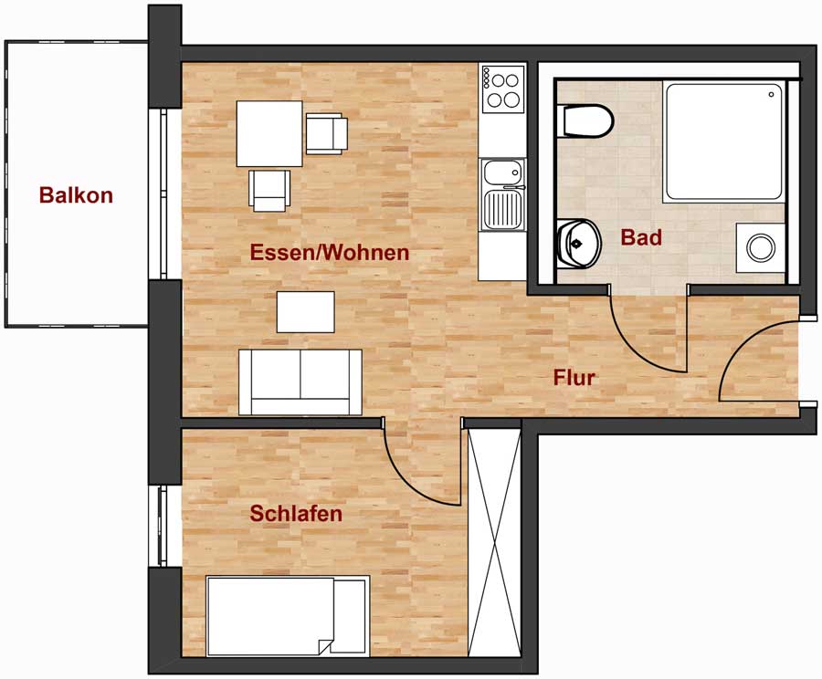 Living Limes Hünstetten: Musterwohnung